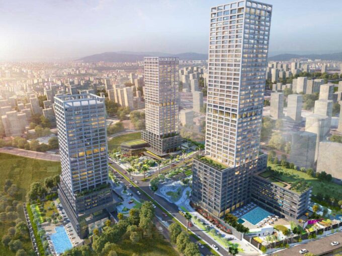 پروژه ای مدرن با نمای بسفر و شهر | در منطقه آسیایی آتاشهیر استانبول